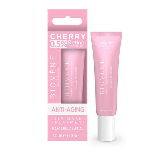 Biovene Cherry 0.5% Retinol Complex
Anti - Aging Lip Mask Treatment
